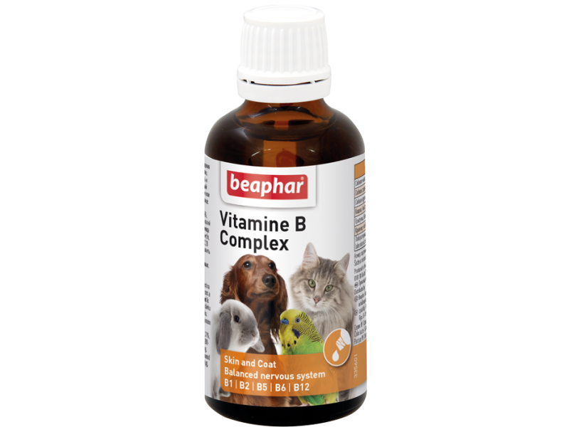 Beaphar КОМПЛЕКС витаминов группы В для животных (Vitamine-B-Komplex), 50 мл - Фото