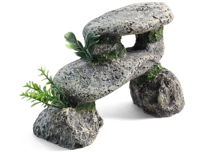 Laguna Грот "Арка из камней", полиэфирная смола, 13,5*6,5*9,5 см - Фото