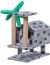 Пушок Домик "Тропический на ножках", искусственный мех, для кошек, 62*37*73 см - Фото 2