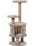 Пушок Домик "Круглый с плетеными стенками", искусственный мех, для кошек, 41*100 см  - Фото 2