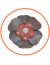 Гамма Шлейка "Цветок" со стразами, с поводком, для животных, кожа, 36-42/130 см - Фото 4
