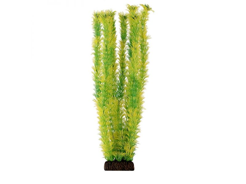 Triol Laguna Растение 4686 "Амбулия" жёлто-зеленая, пластик/керамика, 400 мм - Фото