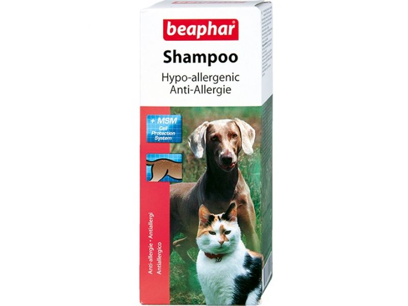 Beaphar Гипоаллергенный шампунь для собак и кошек (Hypo-allergenic), 200 мл  - Фото