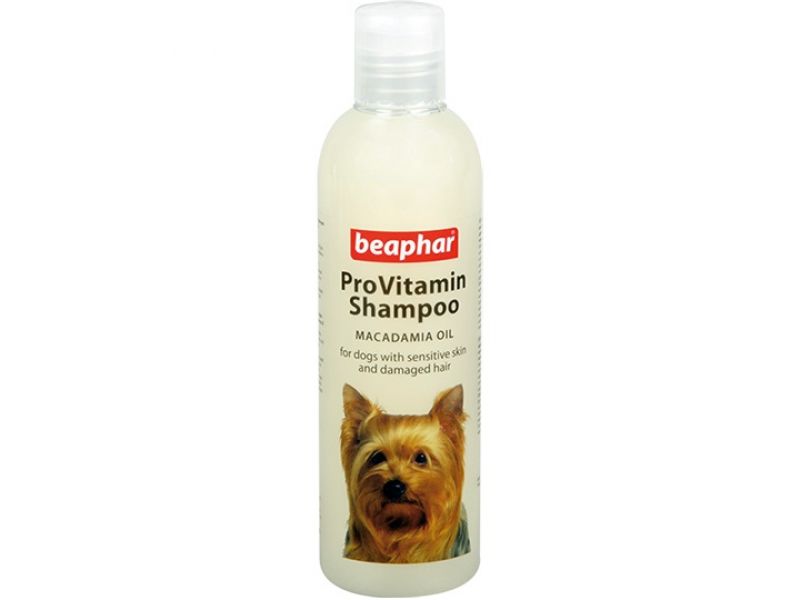 Beaphar Шампунь "Pro Vitamin" с маслом австралийского ореха, для чувствительной кожи собак и кошек (Macadamia Oil), 250 мл - Фото