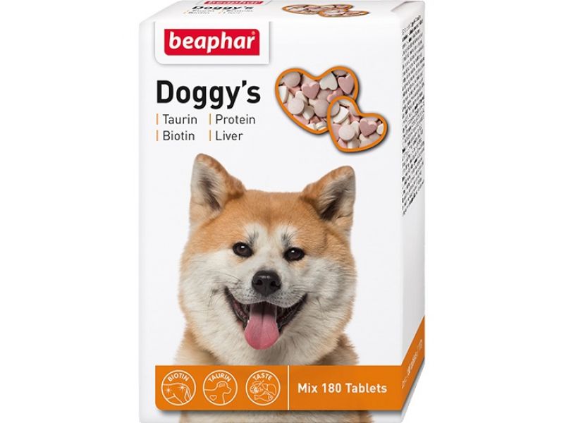 Beaphar КОМПЛЕКС витаминов для собак (Doggy's Mix), 180 шт. - Фото