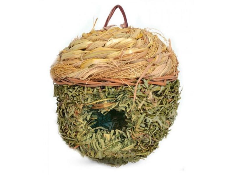 Triol Домик плетеный "Желудь", для птиц и мелких грызунов, 11*15,5 см - Фото