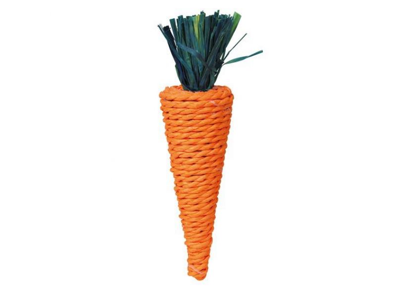 Trixie Игрушка "Морковь" для грызунов, сизаль (6189), 20 см - Фото