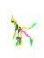 IPTS Удочка-дразнилка с вельветовыми хвостиками и перьями, для кошек, 46 см - Фото 4
