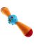 GiGwi Игрушка - палка "Гладиатор в резиновом шлеме" с пищалкой, для собак, текстиль/резина, 41 см - Фото 4