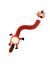 GiGwi Crunchy Neck Игрушка "Лиса с хрустящей шеей", с пищалкой, для собак, текстиль/пластик, 40 см - Фото 3