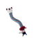GiGwi Crunchy Neck Игрушка "Кот с хрустящей шеей", с пищалкой, для собак, текстиль/пластик, 28 см - Фото 3