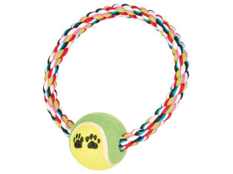 Trixie Грейфер DENTA Fun с мячом, для собак (3266), 125 гр/6 см/18 см  - Фото