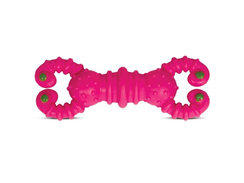 Triol Игрушка для собак "Гантель-скорпион", резина, 12.5 см - Фото