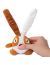 Triol Игрушка "Кролик-ушастик" для собак, плюш, 15 см - Фото 3