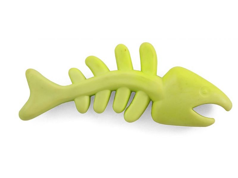 Triol Игрушка "Скелет рыбы" для собак, резина, 13 см - Фото