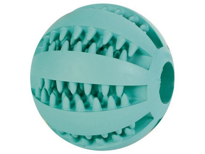 Trixie Мяч DENTA Fun с мятным вкусом, для собак, резина (3259), 5 см  - Фото