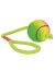 Trixie Игрушка "Мяч неоновый с веревкой" для игры на воде, для собак, мягкая резина (3459), 6*30 см   - Фото 2