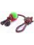 Triol Верёвка цветная с мячом и двумя узлами, 43 см (мяч 6,5 см) - Фото 2
