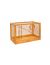 РэдПластик Клетка "Ретро-кантри средняя", деревянная, для птиц, клен, 56*30*35 см    - Фото 3