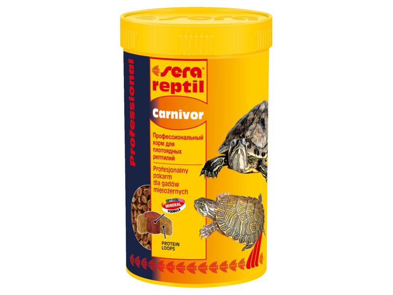 SERA Reptil Professional Carnivor Корм для пресноводных черепах и других плотоядных рептилий  - Фото