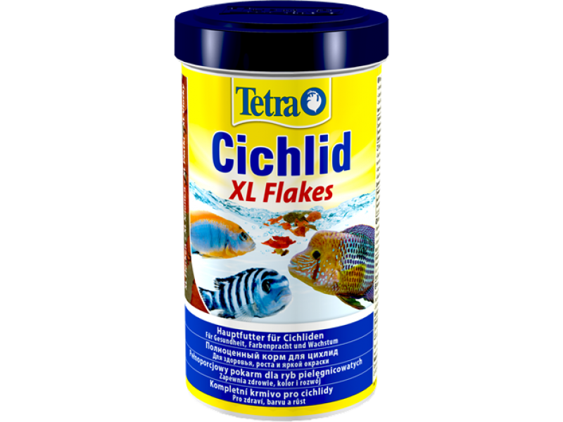 Tetra Cichlid Корм для всех видов цихлид - хлопья (XL flakes) - Фото