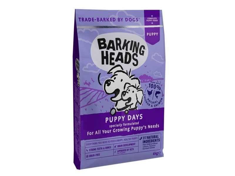 Barking Heads Сухой корм "Щенячьи деньки" с курицей и лососем для ЩЕНКОВ (PUPPY DAYS) - Фото