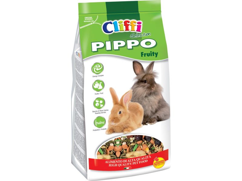 Cliffi Корм с фруктами для кроликов (Pippo Fruity SELECTION), 800 гр - Фото