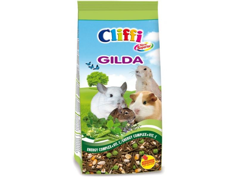 Cliffi Корм для морских свинок, шиншилл, дегу и луговых собачек, (Compound food for small pet rodents), 900 г - Фото