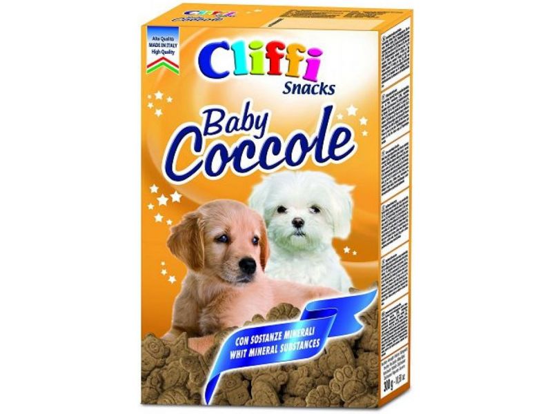 Cliffi Бисквиты мясные для ЩЕНКОВ (Baby Coccole), 300 гр  - Фото