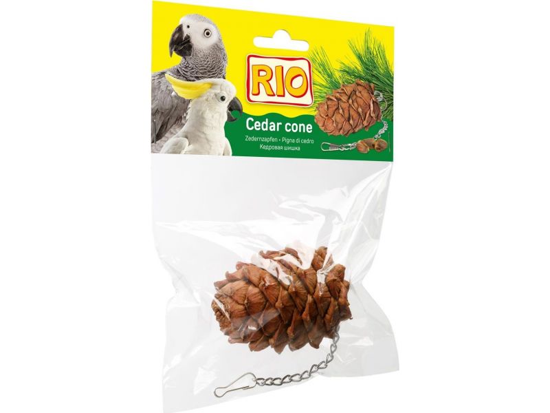 Рио Лакомство-игрушка "Кедровая шишка" для крупных и средних попугаев, 50 гр - Фото