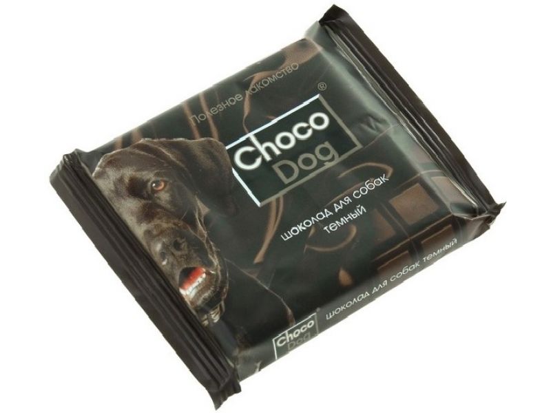 Веда Шоколад ТЕМНЫЙ для собак (Choco Dog), 85 гр  - Фото