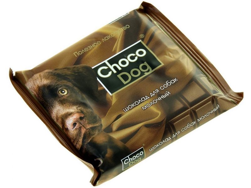Веда Шоколад МОЛОЧНЫЙ для собак (Choco Dog), 85 гр  - Фото