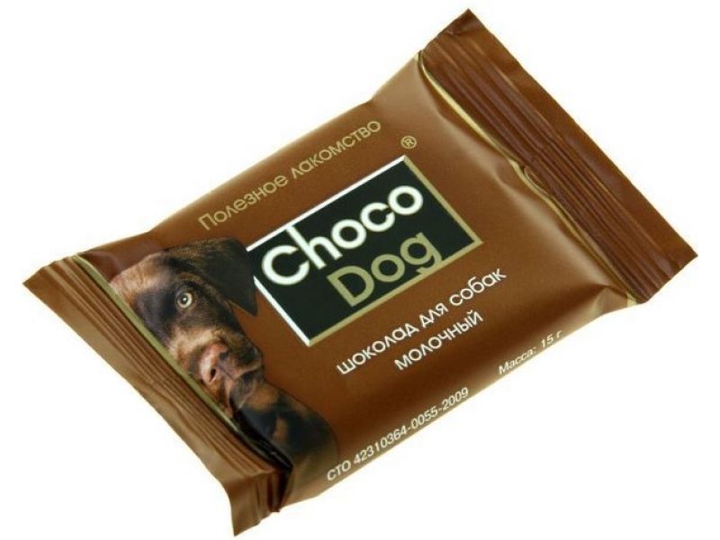 Веда Шоколад МОЛОЧНЫЙ для собак (Choco Dog), 15 гр - Фото