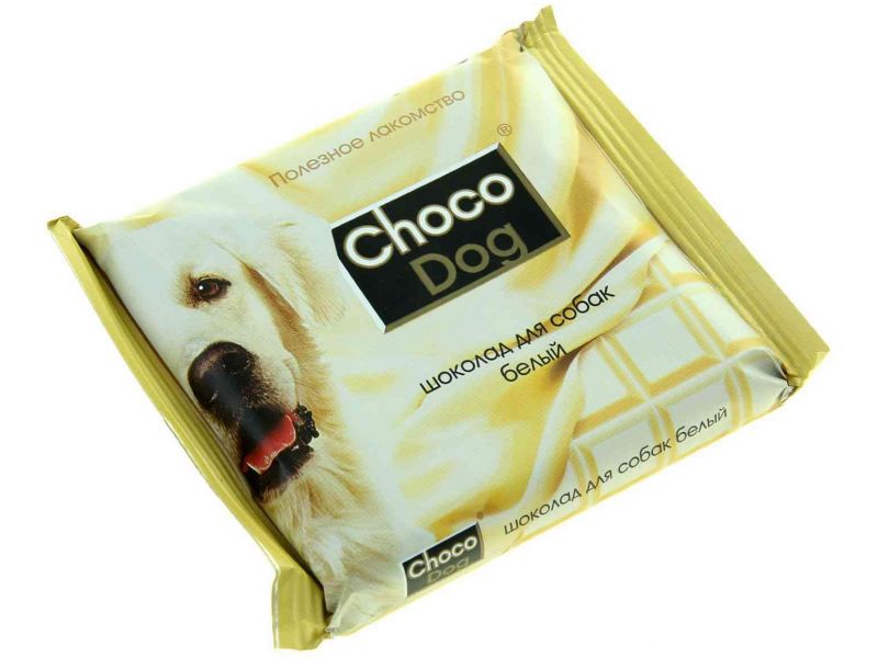 Веда Шоколад БЕЛЫЙ для собак (Choco Dog), 85 гр - Фото