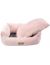 Гамма Лежанка прямоугольная "Лилия" со съемной подушкой, для животных, розовая - Фото 3