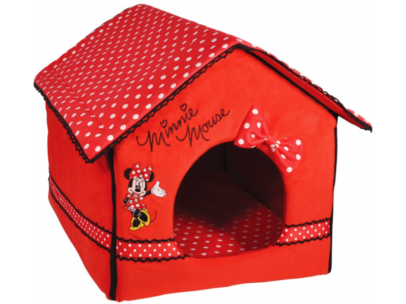 Triol Мягкий домик "Minnie", складной, для животных, велюр, 50*40*40 см   - Фото