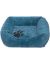Yami-Yami Квадратный лежак "BELKA" со съемной подушкой, бирюзовый, 45*45*15 см - Фото 2