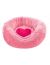 Yami-Yami Лежак "Романтика" круглый с подушкой, для животных, розовый, мех - Фото 2