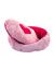 Yami-Yami Лежак "Романтика" овальный с подушкой, для животных, розовый, мех - Фото 3