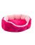 Yami-Yami Лежак "Романтика" овальный с подушкой, для животных, розовый, мех - Фото 4