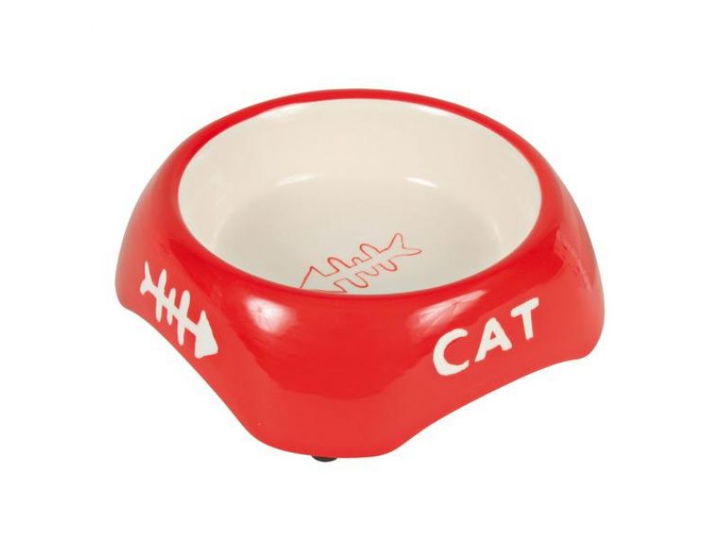 Trixie Миска керамическая для кошек (24498), 13 см, 200 мл    - Фото