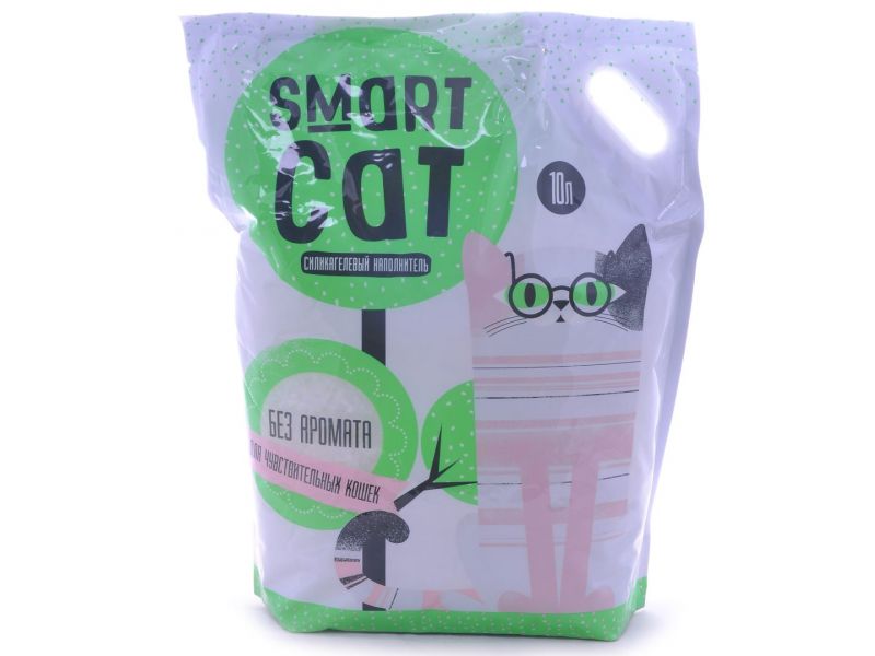 SmartCat Наполнитель силикагелевый без аромата, для чувствительных кошек - Фото