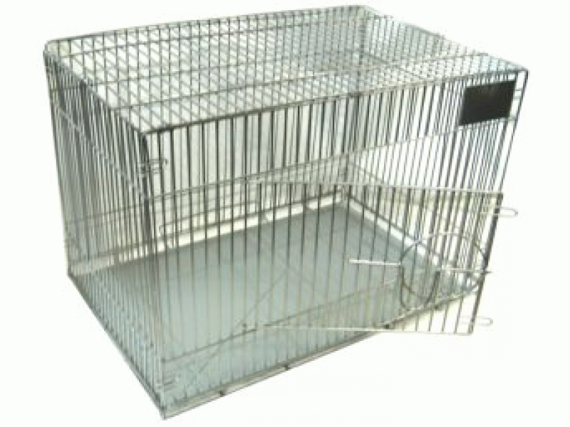 Клетка для собак Данко с пластиковым поддоном, 40*40*60 см    - Фото