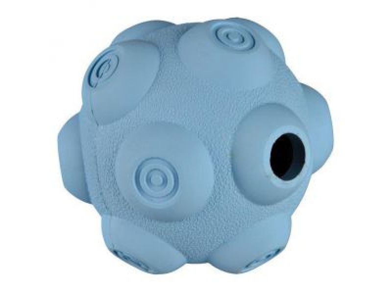 Trixie Мячик с отверстием для лакомств, для собак, натуральный каучук (34812) - Фото