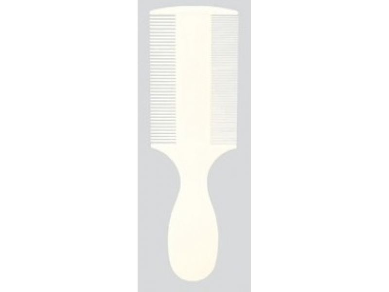 Расческа Trixie ДВУСТОРОННЯЯ, для короткой шерсти, пластик (2402), 9 см  - Фото